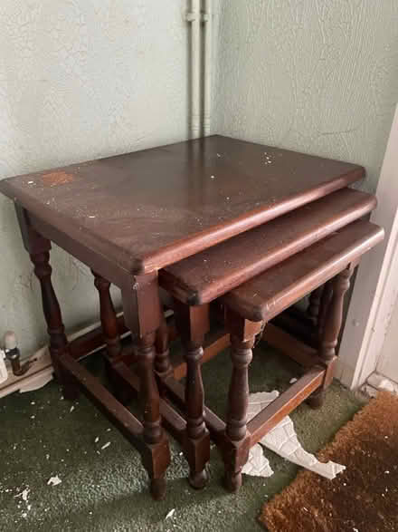 Photo of free Nest of small tables (Higham Ferrers) #1
