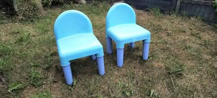 Photo of free 2 toddler/small child garden chairs (Malvern Link WR14) #2