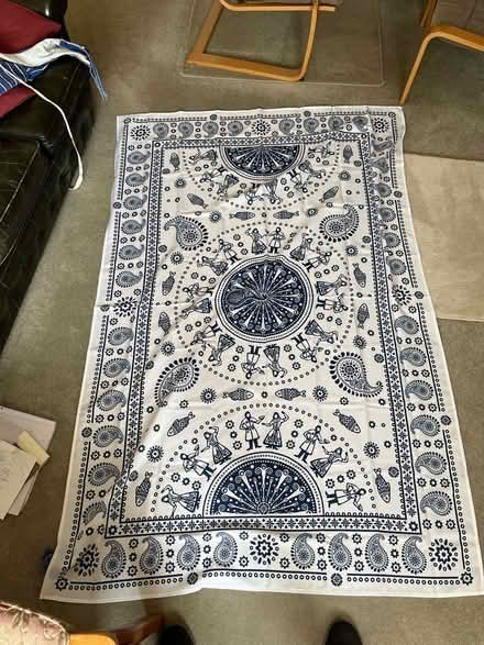 Photo of free Tablecloth - large (Barnard's Green WR14) #1