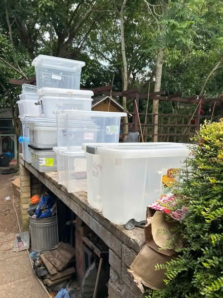 Photo of free Plastic storage boxes and lids (IP5) #1