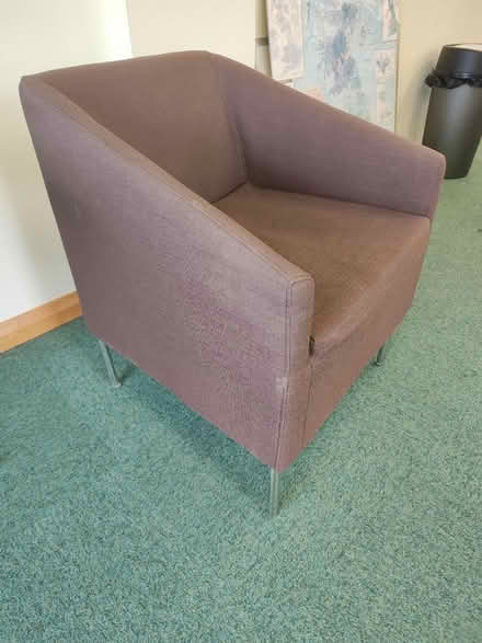 Photo of free Brown armchair x 2 (Exeter EX5) #2