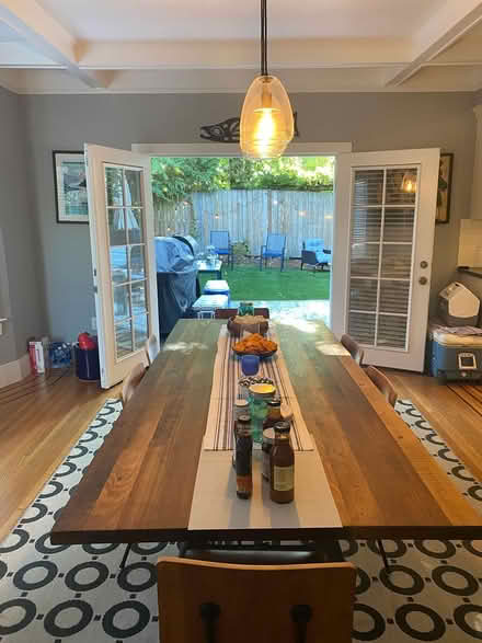 Photo of free 8'x4' Heavy Dining Room Table (Madison Park, Seattle) #2