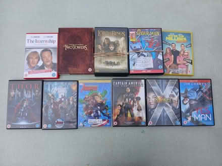 Photo of free DVDs Lord of the Rings, Marvel etc (Bussage GL6) #1