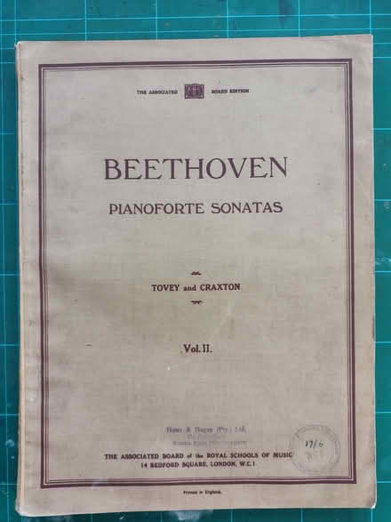 Photo of free Piano music Beethoven Sonatas (Riverdene RG21) #1