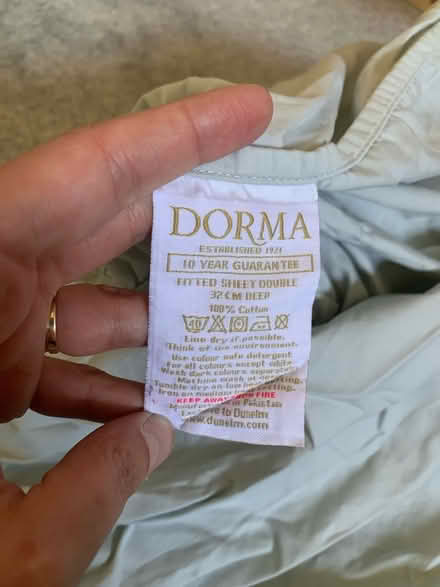 Photo of free Fitted sheet - double (Garston L19) #1