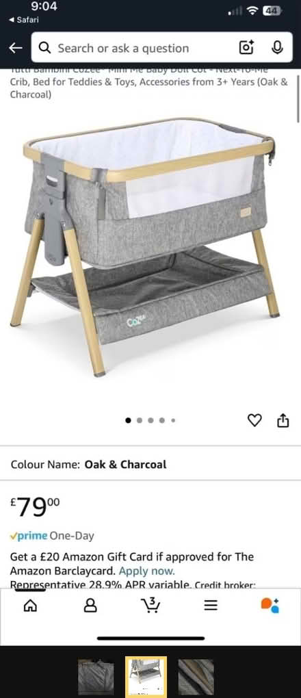 Photo of free Tutti Bambini Cozee next to me crib (Lower Morden SM4) #1