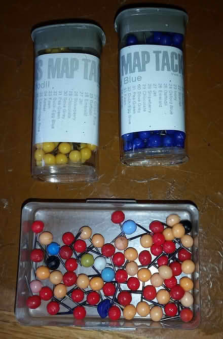 Photo of free Map pins (Cuddington CW8) #1