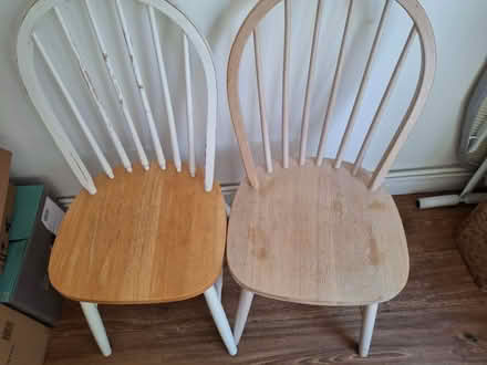 Photo of free 2 wooden chairs (TN4) #1