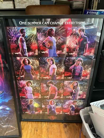 Photo of free 3 Stranger Things posters in frames (St Mark's GL51) #2