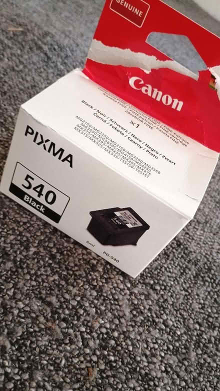 Photo of free Canon ink cartridges Black (Ringland NR8) #1