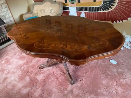 Photo of free Ornate dining table (Higham Ferrers) #1