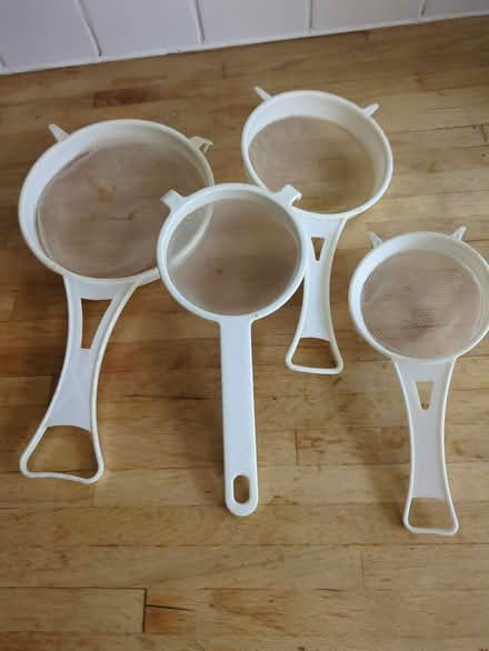 Photo of free Plastic sieves, 4 different sizes (Twickenham TW2) #1