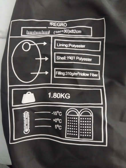 Photo of free Thick sleeping bag, used once (ware SG12) #2