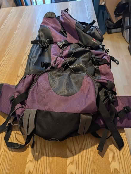 Photo of free 55l Purple Rucksack (Bathford) #1