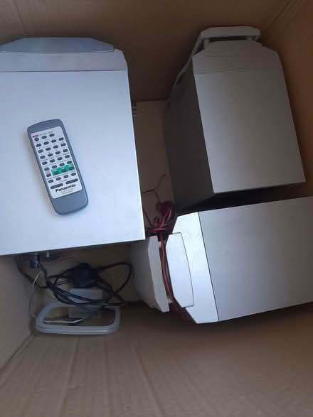 Photo of free Panasonic stereo set (Woodgate B32) #2