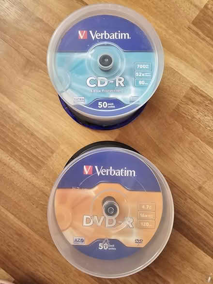 Photo of free New Blank DVDs and CDs (Ealing Broadway, W5) #1