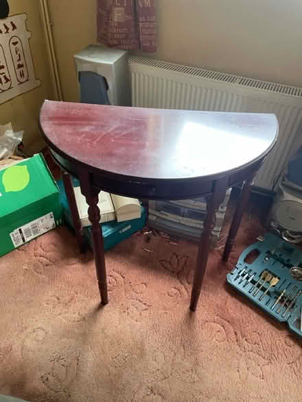 Photo of free Semi circular side table (Higham Ferrers) #1