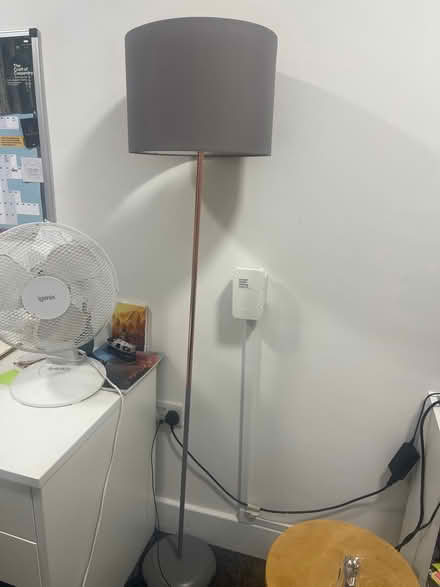 Photo of free Grey and rose gold lamp 5ft5 (Euston WC1H) #1
