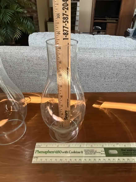 Photo of free Clear Glass Hurricane Lamp Shades (Sandy Hook) #1