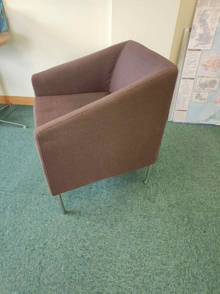 Photo of free Brown armchair x 2 (Exeter EX5) #3