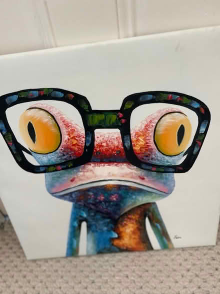 Photo of free Frog canvas (SW11) #1