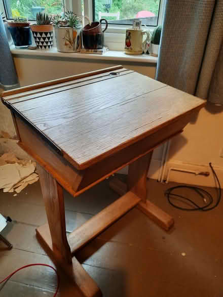 Photo of free Oak school desk (Hollingdean BN1) #4