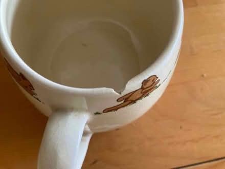 Photo of free Old 2 handled Bunnikins mug (Bear Flat) #2