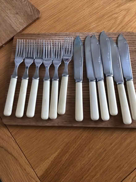 Photo of free Fish knife fork set (Woodchurch CH49) #1
