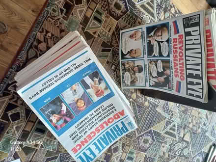 Photo of free Private Eye magazines (Langer Lane, S40) #1