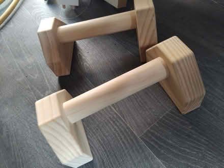 Photo of free Wooden paralettes (ware SG12) #1