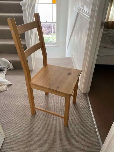 Photo of free 2 x wooden chairs (Finsbury Park N4) #1
