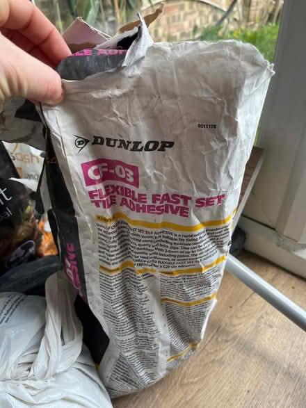 Photo of free Flexible tile adhesive (Bromley north BR1) #1