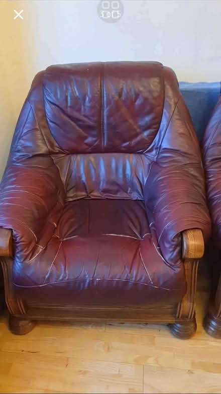 Photo of free Wooden Sofa Set of 3 (NW9) #4
