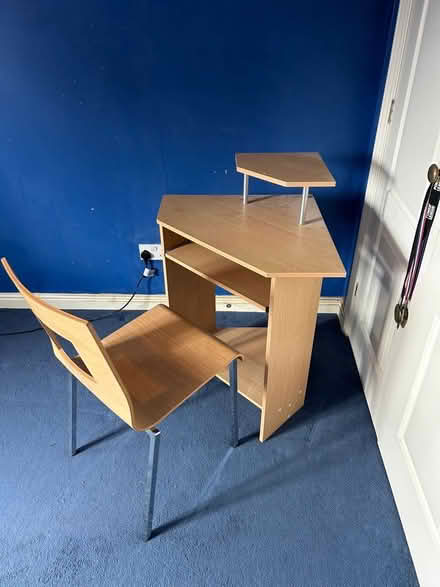 Photo of free Desk and chair (Muxton TF2) #1