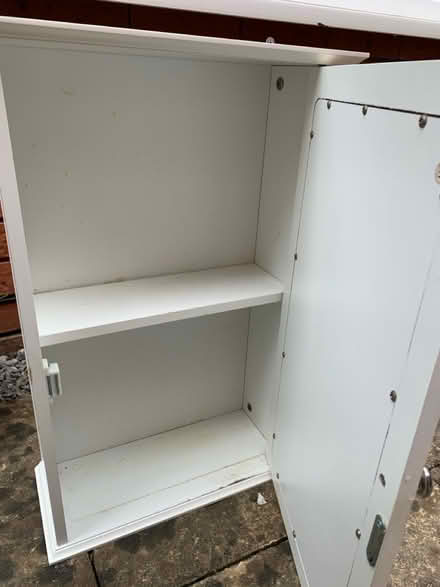 Photo of free Small Bathroom cabinet with mirror (Hereford, HR2, Ross road) #1
