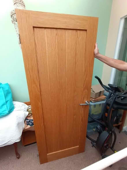 Photo of free Oak door with handle and latch (Whitchurch SY13) #1