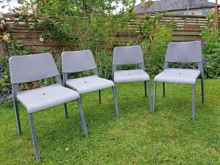 Photo of free 4 outdoor chairs (Bowerham LA1) #1