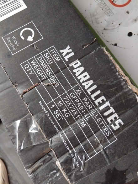 Photo of free gravity paralettes (ware SG12) #1
