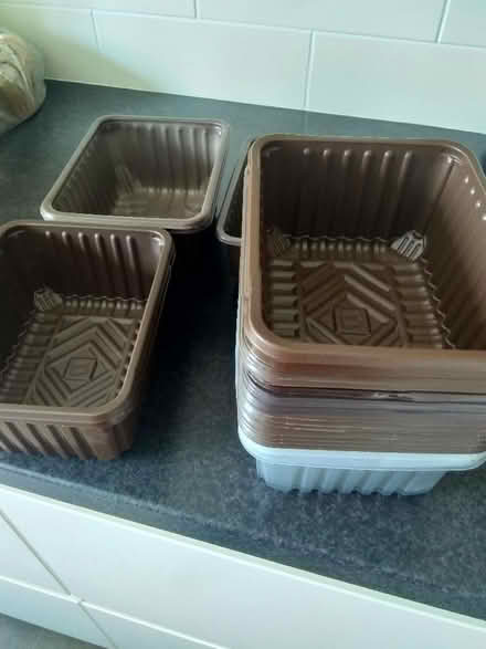 Photo of free 22 plastic/mushroom trays (Millhouses S7) #1