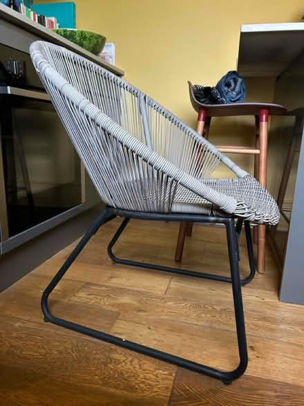 Photo of free 2 outdoor chairs and small table (N8) #3