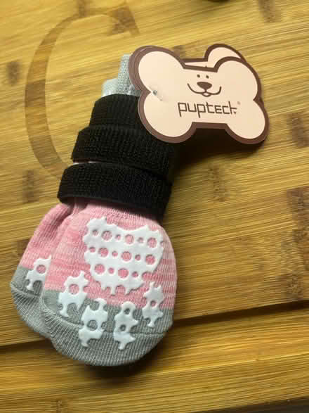 Photo of free 3 pink dog grip socks (Poughkeepsie) #1