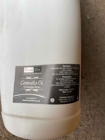 Photo of free Citronella oil (LA11 Kents Bank) #2
