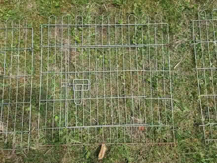 Photo of free Small metal fence grilles and pins for e.g. rabbit run (Bricknells Meadow OX28) #4