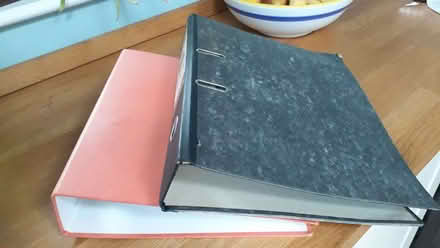 Photo of free 2 lever arch folders (Warton LA5) #1