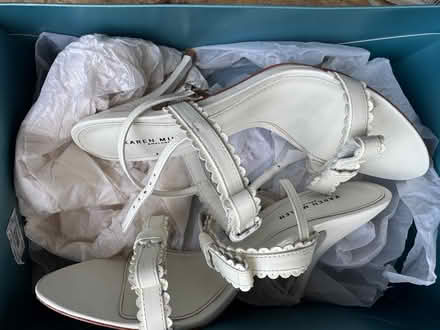 Photo of free Karen Millen white/ivory heeled sandals (Beaconsfield HP9) #4