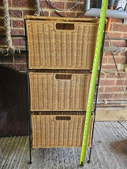 Photo of free Wicker basket with 3 drawers (Bearsted) #1