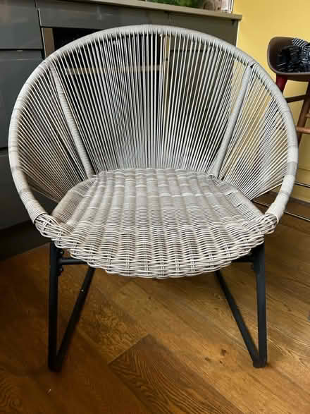 Photo of free 2 outdoor chairs and small table (N8) #2
