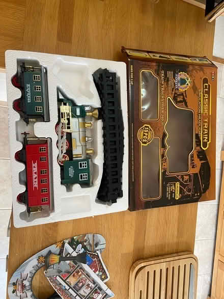 Photo of free Plastic battery operated train (Jacobs Well GU4) #1