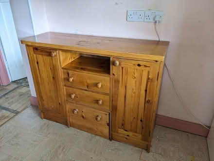 Photo of free Pine cupboard with drawers (BA2) #1