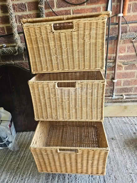 Photo of free Wicker basket with 3 drawers (Bearsted) #2